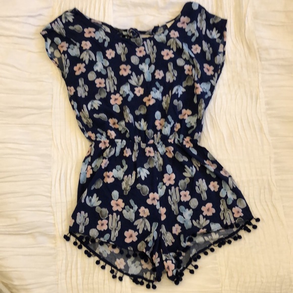 Floral Romper - Picture 1 of 3